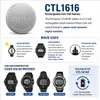 Capaciteur de batterie Casio Panasonic CTL1616 montre Voir les images du produit 5