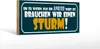 Holzschild Spruch 27x10cm was Anker Wert brauchen Sturm Produktbild-Vorschau 2