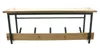 A standalone coat rack made of wood and metal. Produktbild-Vorschau