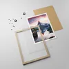 Gerahmtes Poster - Rahmen in heller Eiche - Berge Felsen Produktbild-Vorschau 4