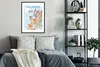MuchoWow® MuchoWow® Gerahmtes Poster Karte - Europa - Produktbild-Vorschau 2