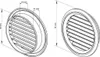 Griglia di ventilazione Protezione contro gli insetti Anteprima dell’immagine prodotto 6