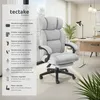 Chaise de bureau JILIEN avec repose-pieds et revêtement en Voir les images du produit 2