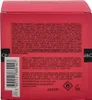 The back of a red perfume box with text and a barcode. Voir les images du produit