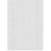 A sheet of graph paper with a vertical line on the right side. Podgląd zdjęcia produktu