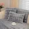 Kaninchen Plüsch Sofabezug L Form 1/2/3/4 Sitzer Sofa Produktbild-Vorschau 7