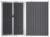 vidaXL Tuinhuis, antraciet, 225x89x161 cm, verzinkt staal Productafbeelding-voorbeeld 3