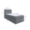 Bett Boxspringbett SENO MINI ohne Topper mit Bettkästen - Produktbild-Vorschau 2