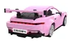 A pink toy sports car on a white background. Voir les images du produit