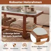 Table basse rectangulaire COSTWAY, table d'appoint pour Voir les images du produit 5