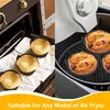 4x Silikon-Backformen für Air Fryer & Tassen Schwarz Produktbild-Vorschau 5