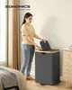 SONGMICS Wäschekorb 2 Fächer, Wäschesammler, 150 Liter, mit Produktbild-Vorschau 3