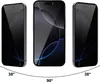 Vetro Temperato Anti-Spia per iPhone 16 PRO MAX [4 Pezzi] Anteprima dell’immagine prodotto 3
