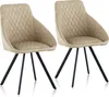 CLIPOP Esszimmerstühle, 2er Set Ergonomischer Küchenstuhl, Produktbild-Vorschau 1