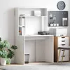 vidaXL Biurko z półką białe 91 x 50 x 149 cm materiał Podgląd zdjęcia produktu 2