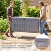 COSTWAY Tuinopslag 455 liter, waterdicht, 2-in-1: opbergbox Productafbeelding-voorbeeld 6