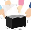 Spendenbox aus Acryl mit Schloss, großes Fassungsvermögen, Produktbild-Vorschau 6