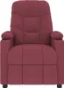 vidaXL Massagesessel Weinrot Stoff Produktbild-Vorschau 2