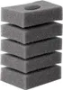 A stack of rectangular foam filters with a circular hole in the top one. Anteprima dell’immagine prodotto