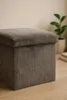 Manšestrový taburet se úložným prostorem TOBO, 38 x 38 x 38 Náhled obrázku produktu 8