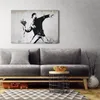 Obraz na płótnie, Banksy Chuligan rzucający bukietem Podgląd zdjęcia produktu 2