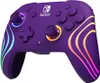 A purple Nintendo Switch Pro controller with colorful glowing accents. Produktbild-Vorschau