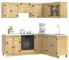 vidaXL Armadio SKI, 8 pezzi, color miele, legno di pino Anteprima dell’immagine prodotto 3