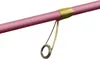 A close-up shot of a fishing rod guide. Voir les images du produit