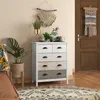 Commode Fortuna Lai Armoire de rangement avec 5 tiroirs Voir les images du produit 2
