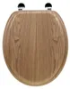 Aqualine WC-Sitz, Eiche Produktbild-Vorschau 2