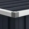 vidaXL Gerätehaus Anthrazit 195x198x159 cm Verzinkter Stahl Produktbild-Vorschau 10