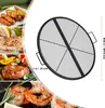 SucceBuy X-Marks griglia per barbecue per pozzo del fuoco, Anteprima dell’immagine prodotto 7