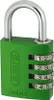 Lucchetto a combinazione 145-40mm Verde Anteprima dell’immagine prodotto 2