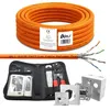 ARLI 25 m Cat7 Verlegekabel S/FTP LSZH + Cat6a Netzwerkdose Produktbild-Vorschau 1