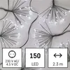 LED světelný řetěz – svítící trsy, nano, 2,35 m, vnitřní, studená bílá, časovač Náhled obrázku produktu