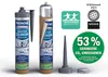 PRONOVA ECO Sanitär Silikon 280 ml sandgrau Produktbild-Vorschau 3