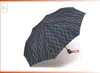 Taschenschirmschirm dunkelblau mit bunten Wellen Produktbild-Vorschau 1