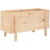 vidaXL Hochbeet 101x50x57 cm Massivholz Kiefer Produktbild-Vorschau 1