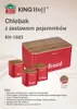 Kinghoff Boîte À Pain En Acier + 3 Conteneurs Kh-1085 Voir les images du produit 7