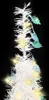 vidaXL Sapin de Noël Pop-Up Artificiel 150 LED Blanc 180 cm Voir les images du produit 10