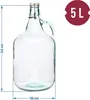 5L Sparflasche Flasche für 1-und 2-Euro-Münzen Sparbüchse Produktbild-Vorschau 2