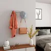 SONGMICS Nástěnný věšák bílý, trojité háčky 11 x 40 x 7 cm Náhled obrázku produktu 5