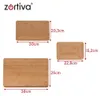 Zortiva 28065 Set van 3 bamboe snijplanken met standaard Productafbeelding-voorbeeld 3