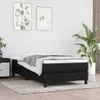 A bedroom scene with a mattress on a bed frame, two framed pictures on the wall, and a plant in a pot. Produktbild-Vorschau
