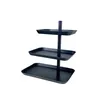 Yamazaki Etagere / Servierturm Tower - Schwarz - 3-stöckig Produktbild-Vorschau 8