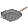 BIOL Quadratische Grillpfanne aus Gusseisen 26×26 cm mit Produktbild-Vorschau 2