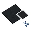 Aktivkohlefilter für Komposteimer und Katzenklo von HMF im 10er Set in Schwarz mit 125 mm Breite Anteprima dell’immagine prodotto