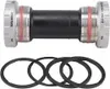 A bicycle bottom bracket and several spacers are shown against a white background. Anteprima dell’immagine prodotto