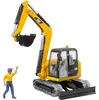 bruder CAT Minibagger, Modellfahrzeug, (mit Bauarbeiter) Produktbild-Vorschau 8