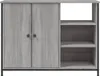 vidaXL Príborník Grey Sonoma 100x33x75 cm odvodený výrobok Náhľad obrázku produktu 6